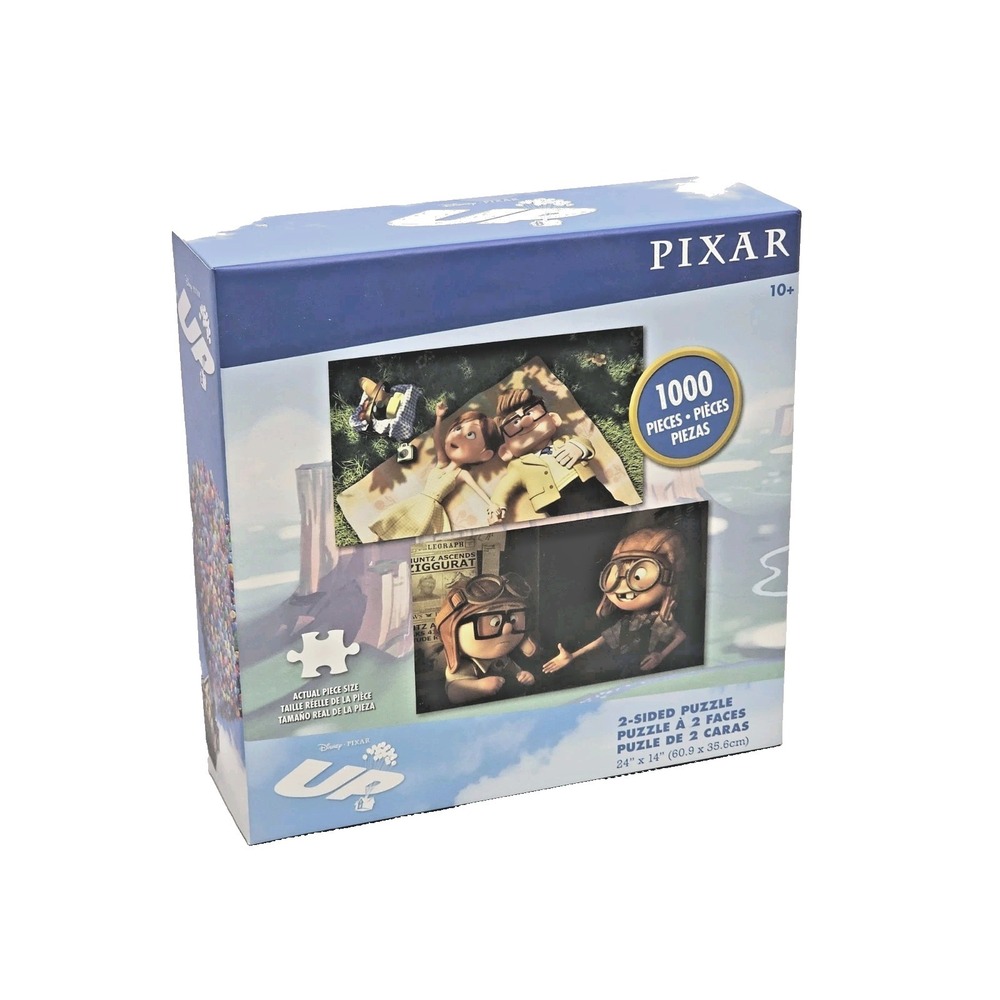 2024 Disney Parks Pixar Up Carl & Ellie‎ 2 Sided Puzzle 1000 Piece NEW SEALED